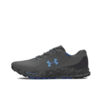 Under Armour Charged Bandit Trail 3 Anti Slip Wear Resistant Low Top Running Shoes Men's Gray Blue