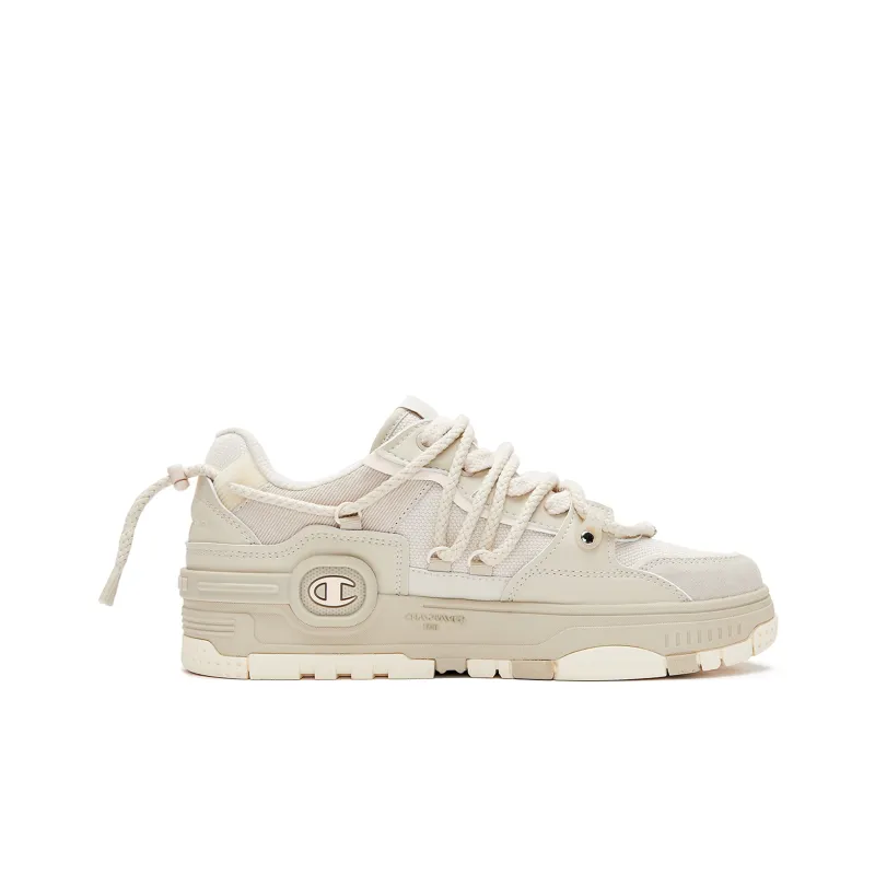 Champion Essentials Collection Bumper V1 Skateboard Shoes Men's Oat Egg Wine Color-1