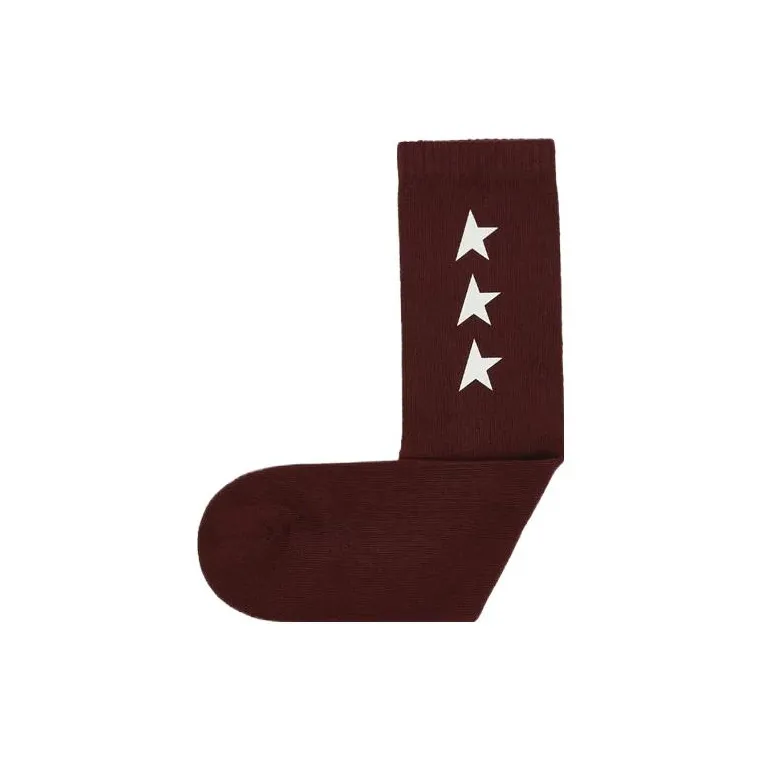 Golden Goose Logo print Fine ribbed Socks-1