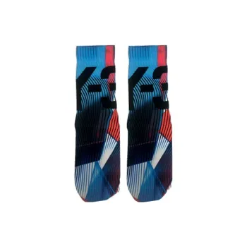 Y 3 Knee High Socks Unisex Red Blue