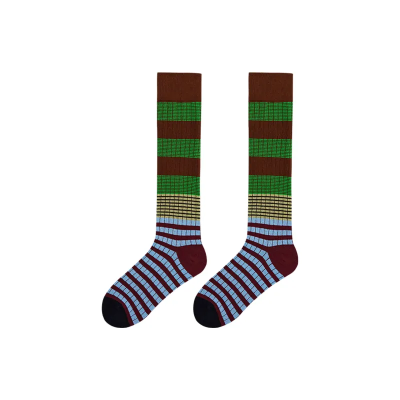 ALMOND ROCKS Unisex Knee high Socks-0