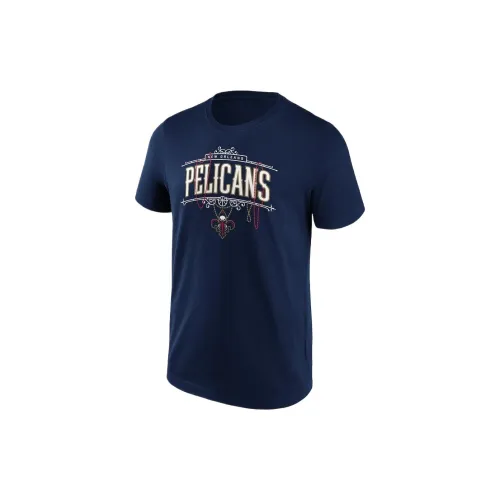 NBA New Orleans Pelicans T-Shirts Men Navy Blue