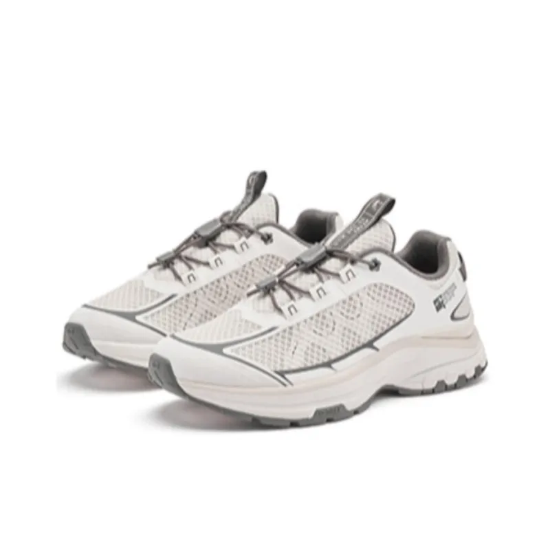 QIAODAN Anti Slip Wear Resistant Low Top Casual Shoes Women's White-1