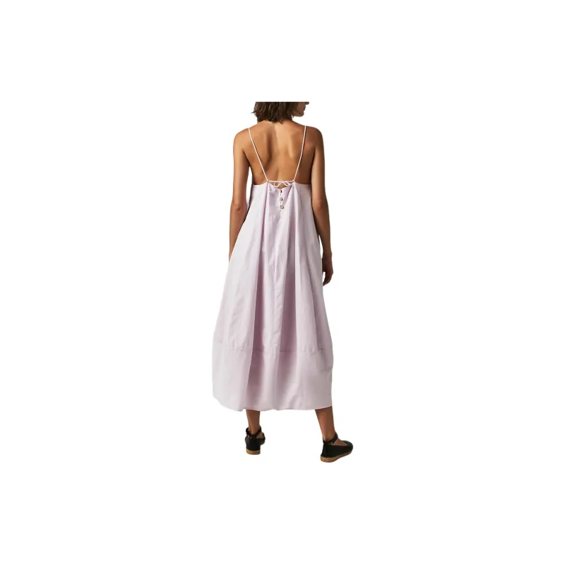 FREE PEOPLE Struttin' Midi Dress Slip Dresses Women's Lavender Light/Light Purple-1