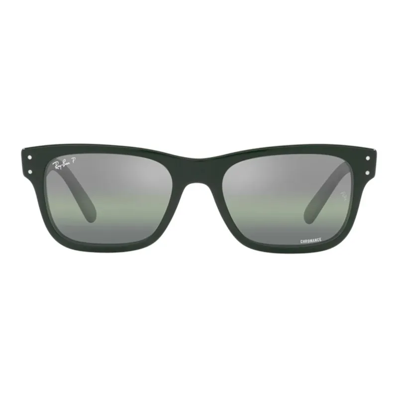 RayBan Plate Frame Square Sunglasses Unisex Green-1