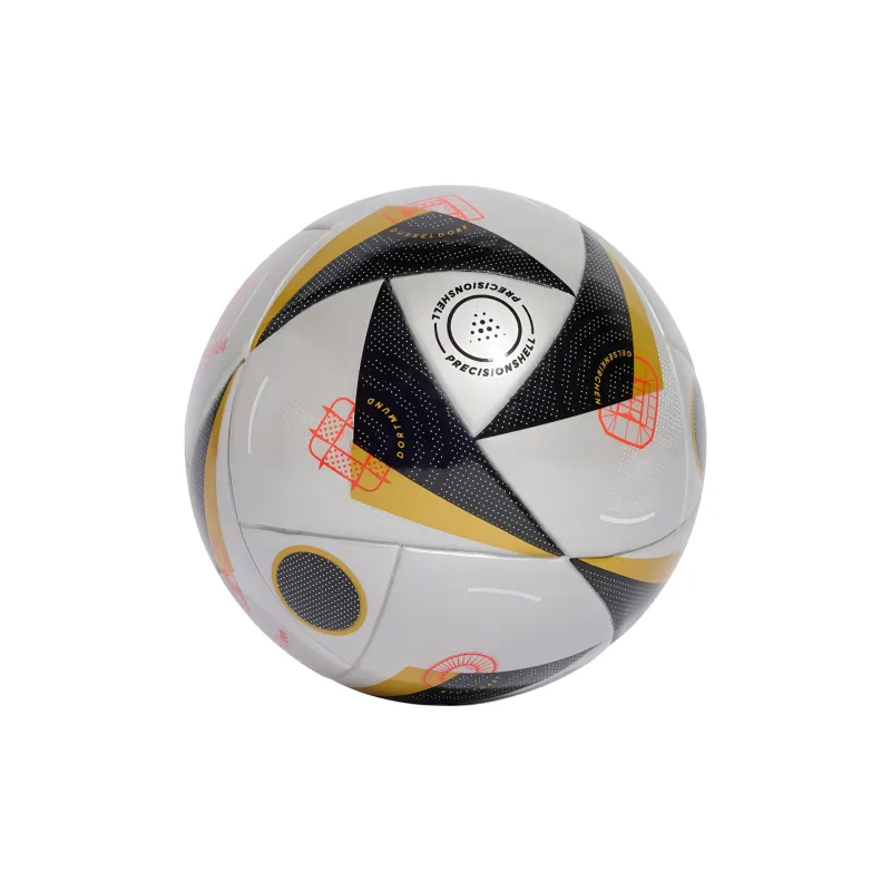 Adidas Size 1 Ball Soccer TPU Unisex Metallic Silver/Gold/Black/Red Fluorescent-1