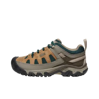 KEEN Targhee Anti-Slip Wear-Resistant Low-Top Trekking Shoes Women's Gray Brown