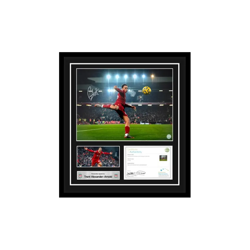 Three For Arnold, Perfect Liverpool Attack, Autographed Photo With EM Certificate, Ultra Premium Framing-2
