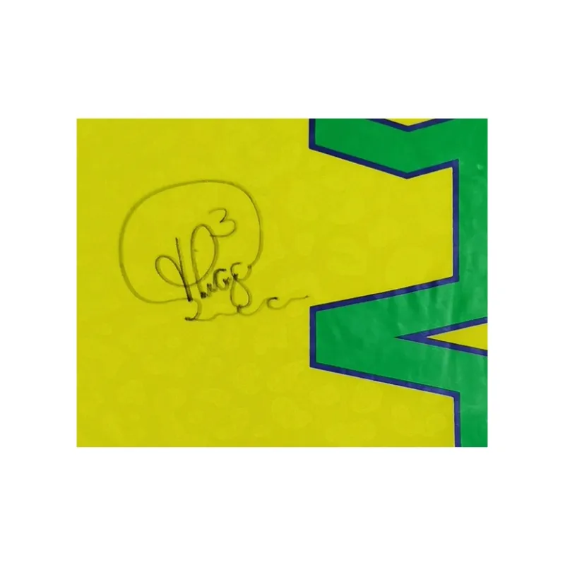 Three For Thiago Silva 2022 Brazil, Autographed Soccer Apparel Jersey, Framed With Certificate-3