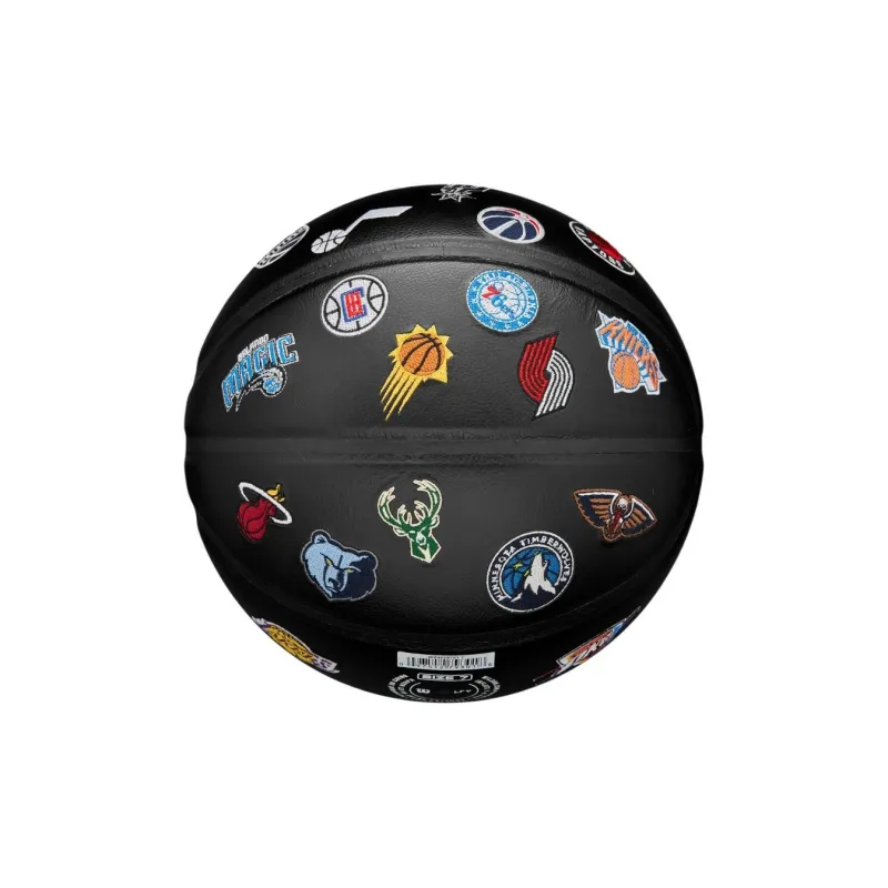 Wilson Synthetic Leather Basketball Black Size 7 Training Unisex-4
