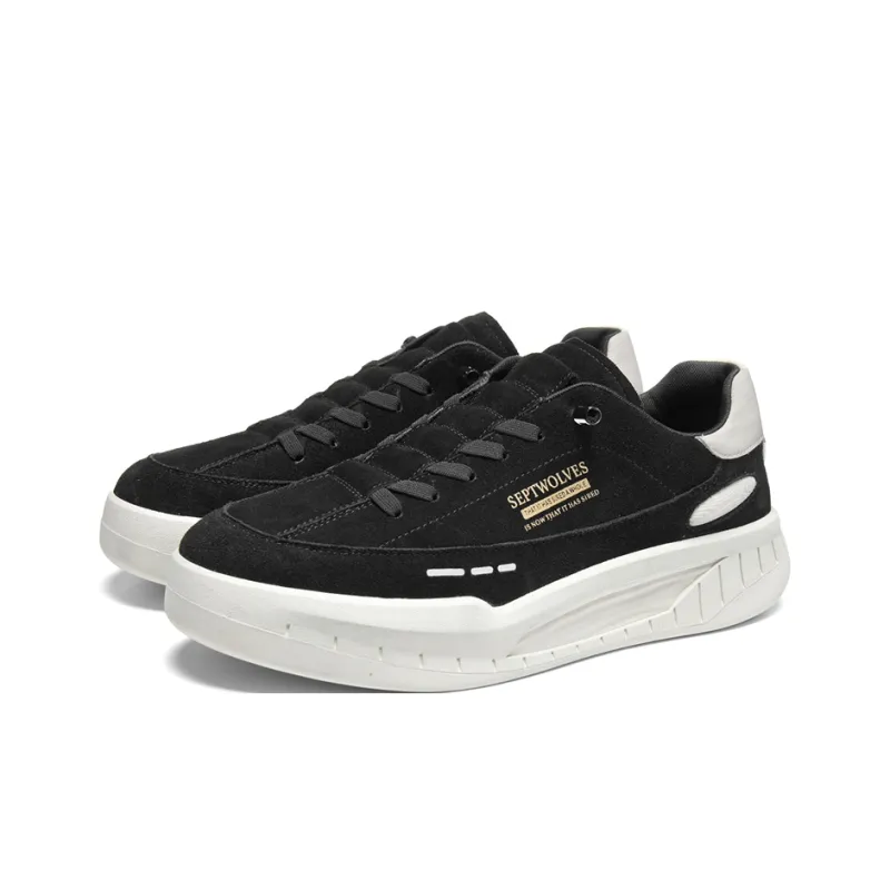 SEPTWOLVES Non slip Lightweight Low Top Skateboard Shoes Men's-3