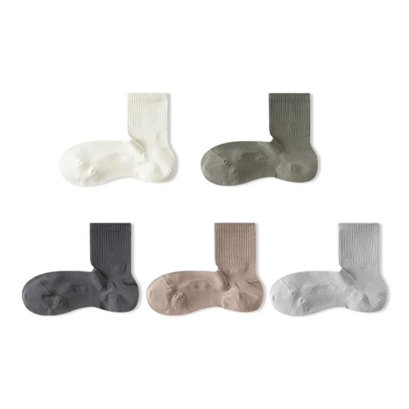 JIAZINI Mid Calf Socks Men's 5 Pack-6
