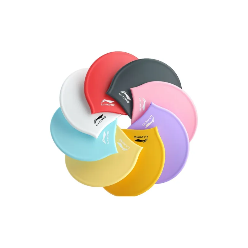 LiNing Swimming Caps Silicone Unisex-1