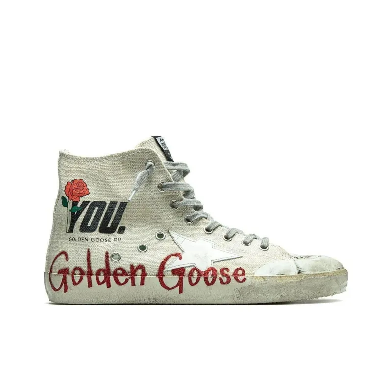 Golden Goose Francy "Beige/Red" Sneakers-1