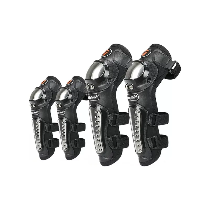 RIDING TRIBE Motorcycle Protective Gear Four Piece Set Knee Protector Elbow Protector-3