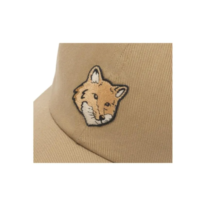 Maison Kitsune Bold Fox Head Patch Cap-2