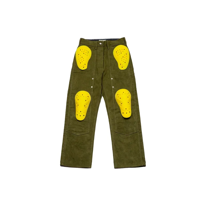 Flow Garage Cycling Pants Unisex Commute Heavyweight Thickened Protective Workwear Motorcycle Pants With Armor-1