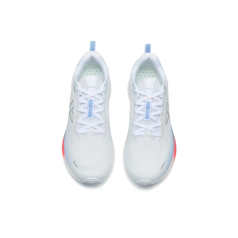 XTEP Speed 5.0LITE Cushioning Wear Resistant Low Top Running Shoes Men's White Blue-3