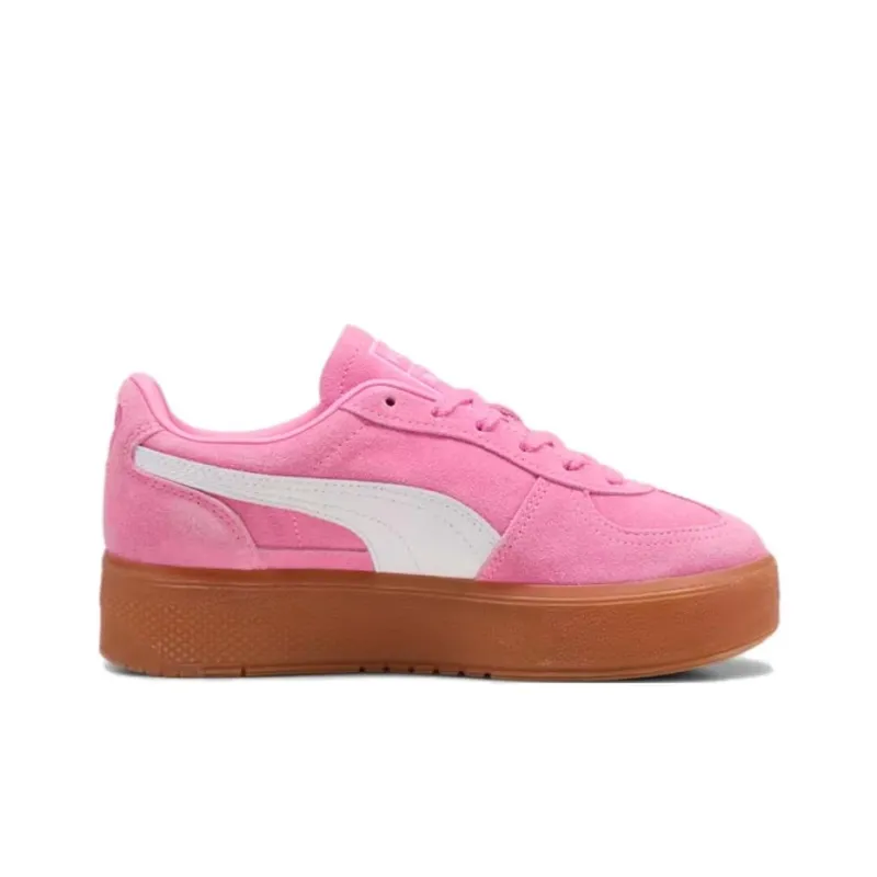 PUMA Palermo Anti Slip And Wear Resistant Lightweight Low Top Skateboard Shoes Women's Pink-1
