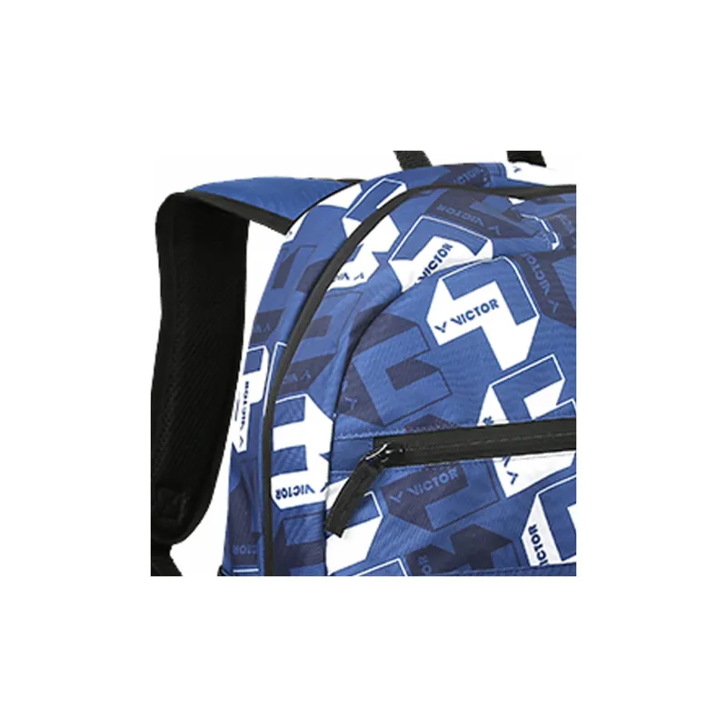 VICTOR Badminton Racket Bags 1 3 Pack Casual Backpack Navy Blue Unisex Front Storage Pocket-3