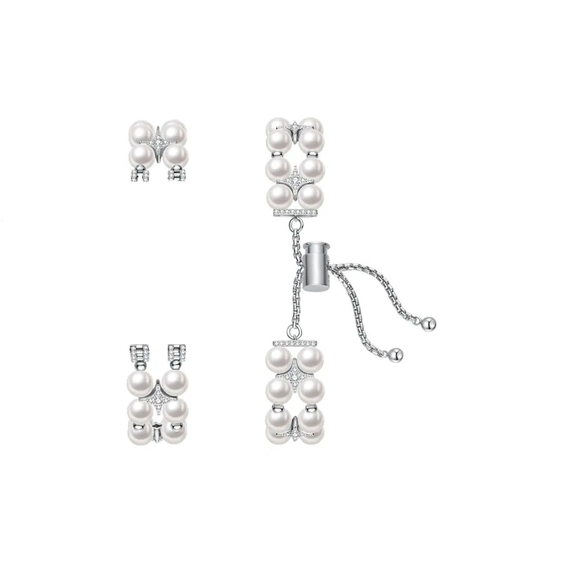 ZEGL Apple Compatibility Watch Band Pearl Bracelet Material-1