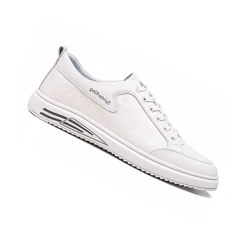 Spider King Low Top Casual Shoes Men's Ecru-2
