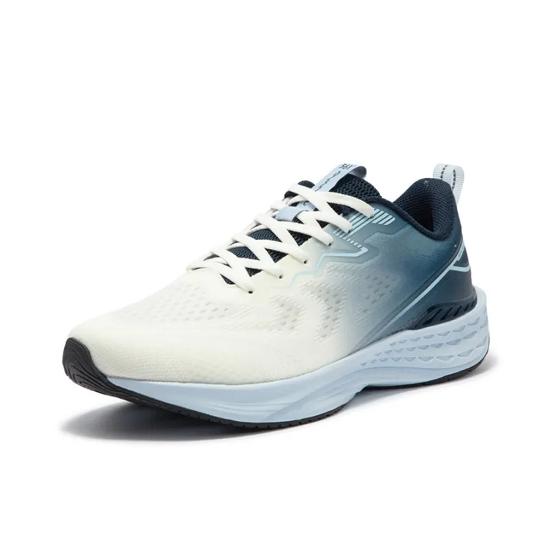 361° Flying Fish 3.0 Cushioning, Slip Resistant, And Abrasion Resistant Low Top Casual Running Shoes Men's White Blue-1