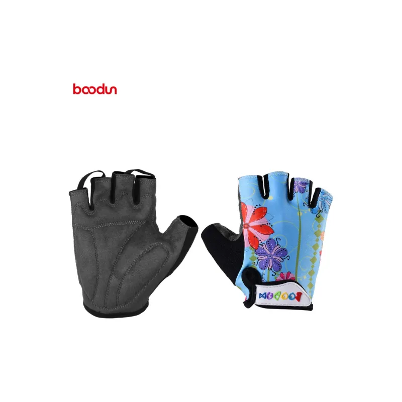 BOODUN Riding Equipment Cycling Glove Outdoor Kids' Lycra Microfiber Towel Fabric Hook and Loop-8