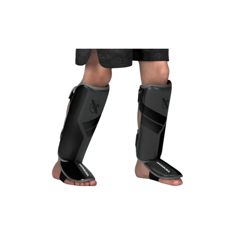 HAYABUSA Boxing Protective Gear, Leg Guard PU Engineering Leather Kids'-7