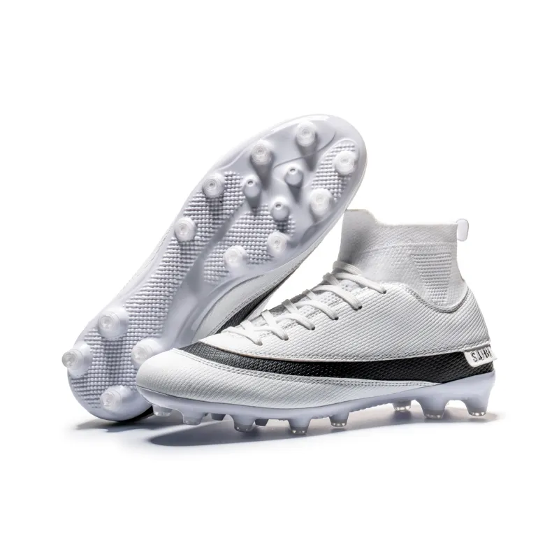 Saibi Slip Resistant, Breathable, Moisture Wicking Soccer Shoes Unisex-6