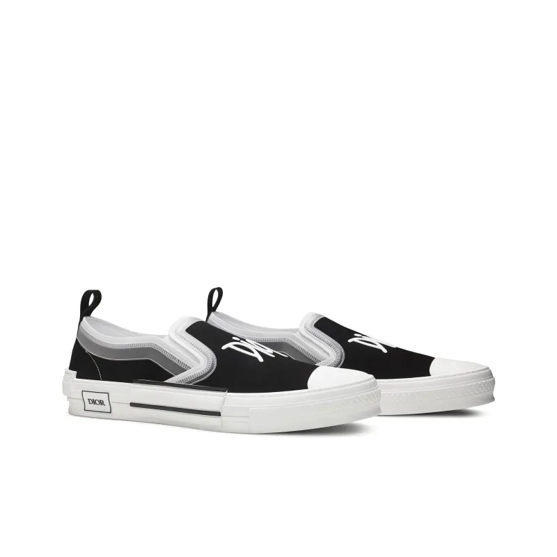 DIOR And Shawn B23 Slip On Black-2