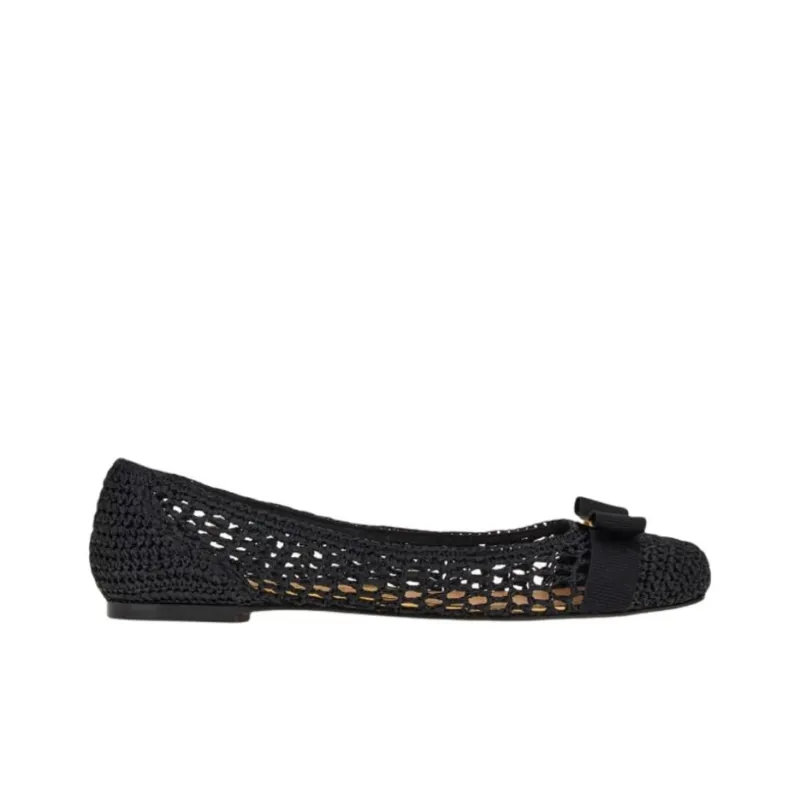 FERRAGAMO Vara Bow Ballerina Shoes-1