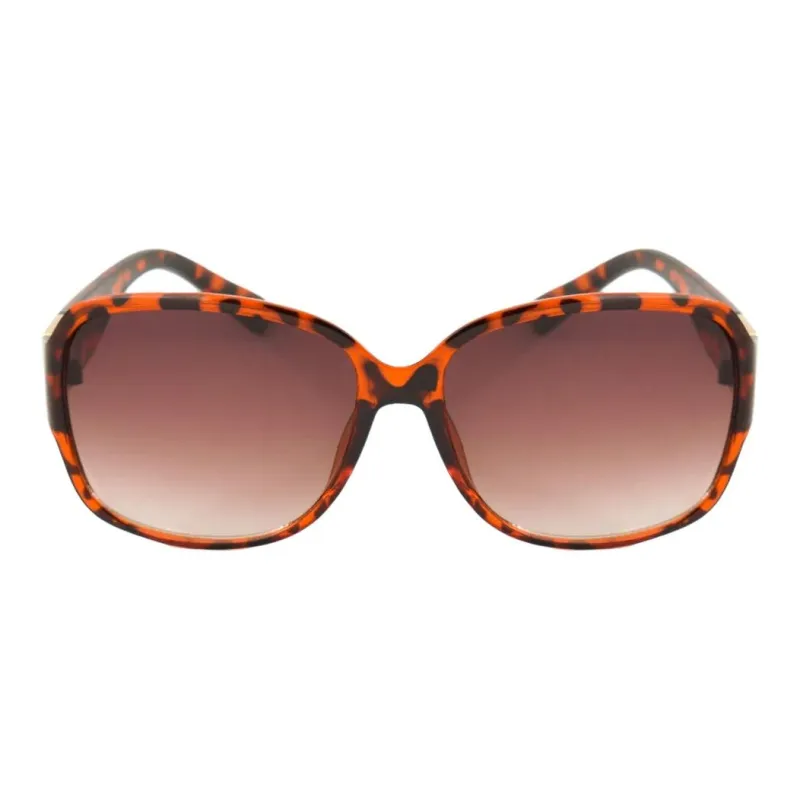 GUESS Resin Square Sunglasses Women's Brown-1