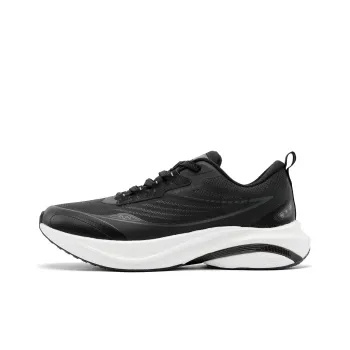 QIAODAN Rain Swallow 4.0 Running Shoes Men Low Top Black/Lightning Gray