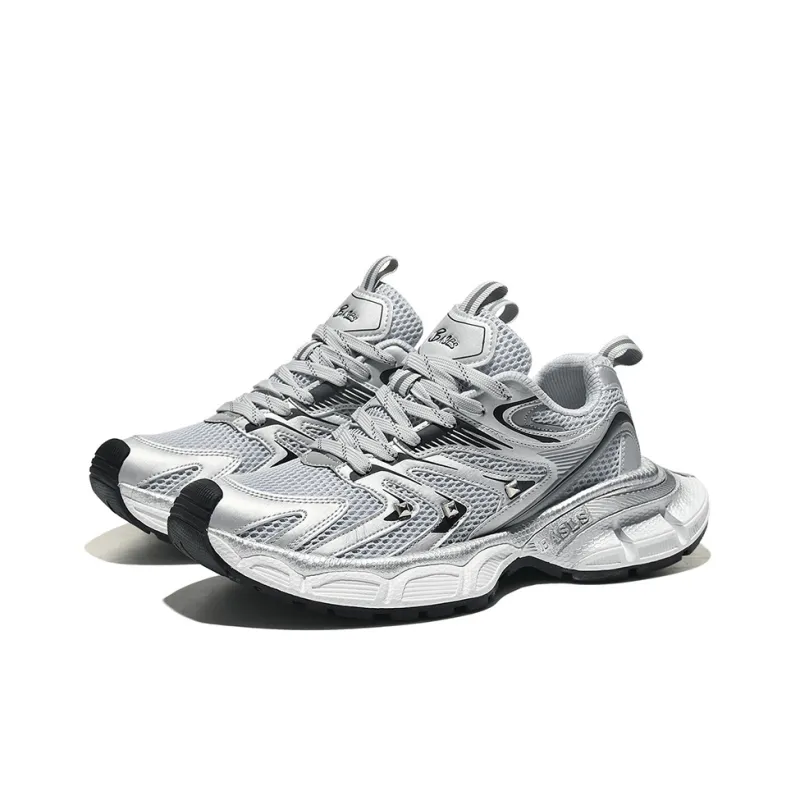 BASLS Bashe Series Lightweight And Breathable Low Top Chunky Sneakers Unisex-10