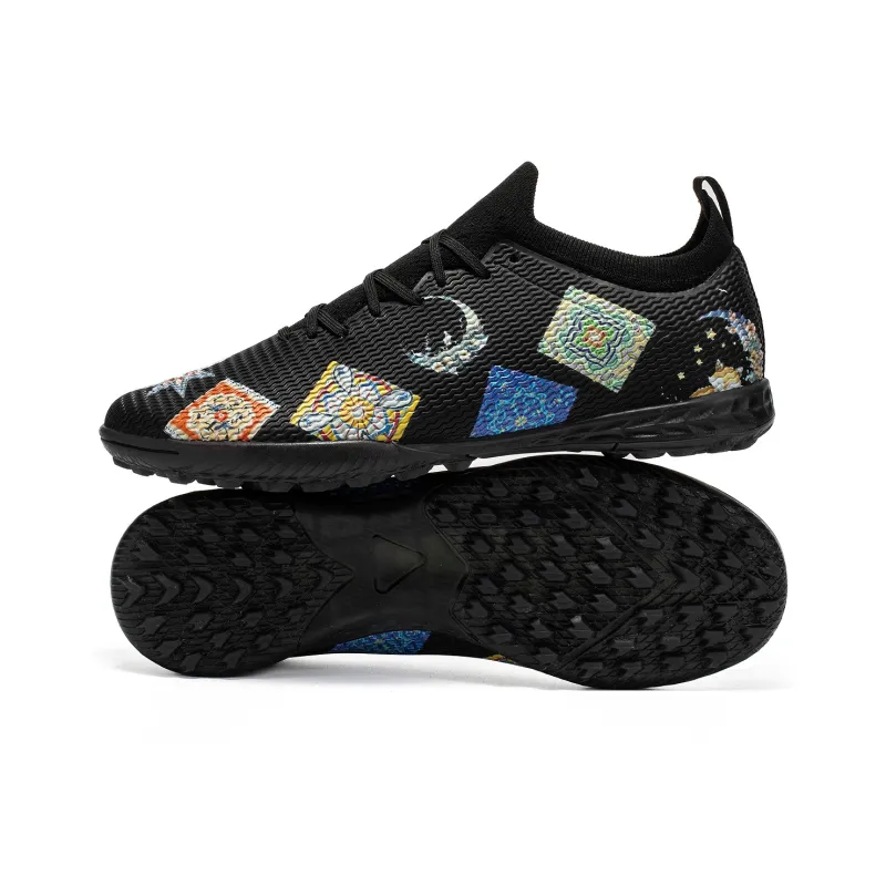 Saibi Slip-Resistant Breathable Support Soccer Shoes Unisex-6
