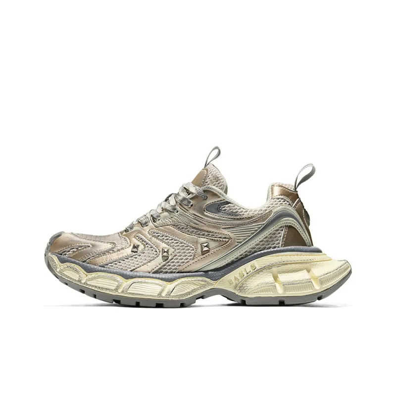 BASLS Bashe Series Lightweight And Breathable Low Top Chunky Sneakers Unisex-22