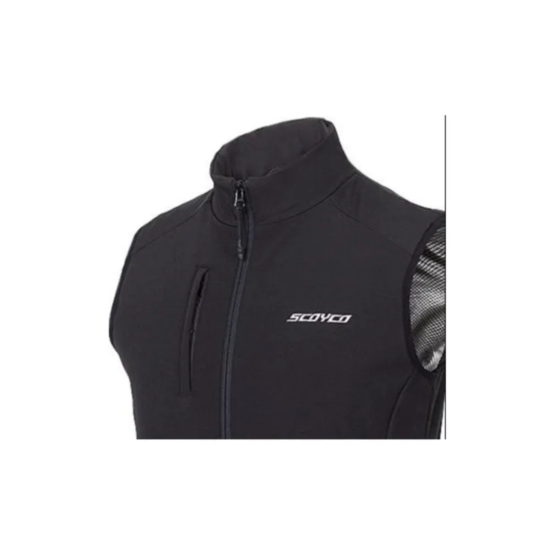 SCOYCO Biker Jacket Polyester Unisex JK130 Black-4