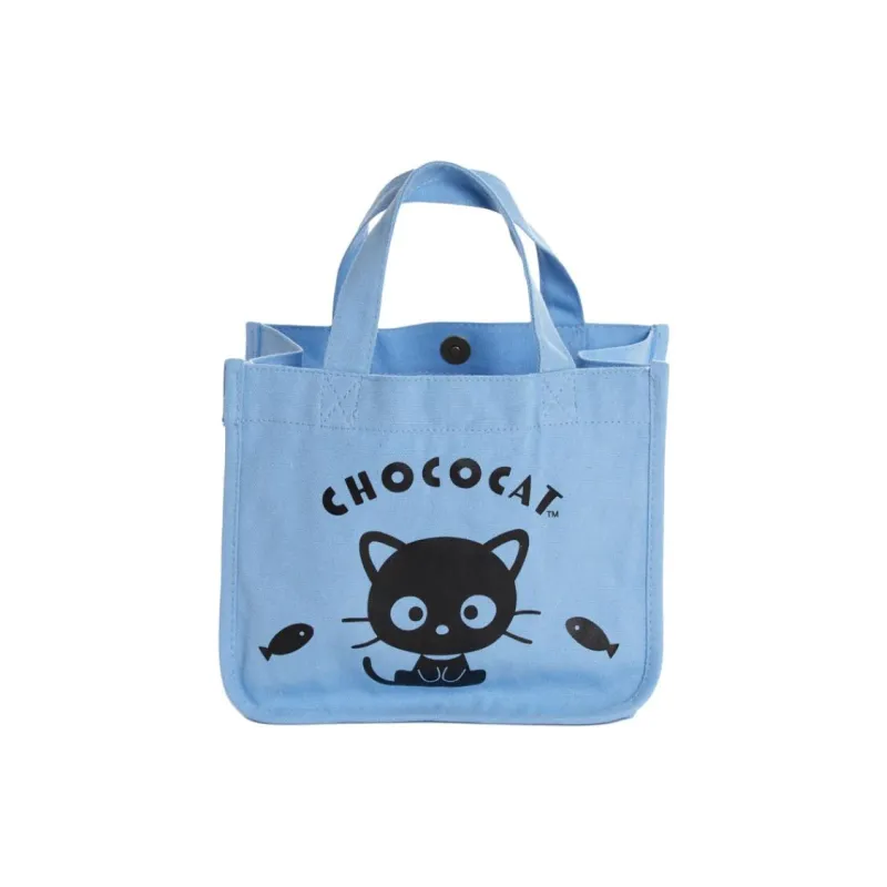 Sanrio Canvas Canvas Bag Tote Bag Shopping Bag Handbag Mini Women's Blue-0