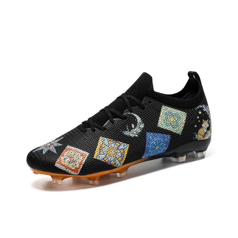 Saibi Slip-Resistant Breathable Support Soccer Shoes Unisex-21