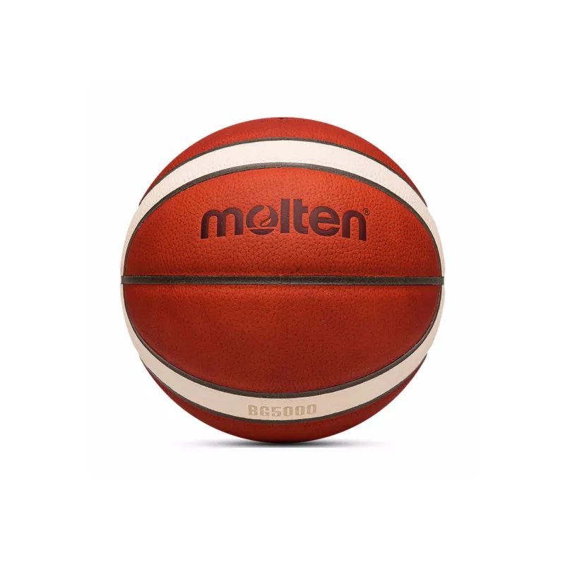 Molten Genuine Leather Basketball Beige Umber Size Six Training Unisex-3