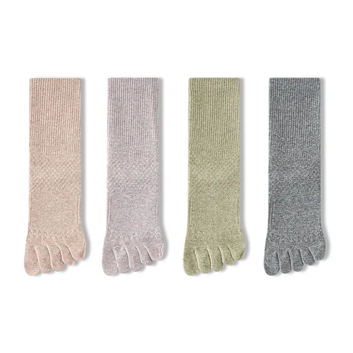 JIAZINI Mid Calf Socks Women's 4 Pack-2