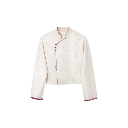 Ginger Jackets Women's Elegant White