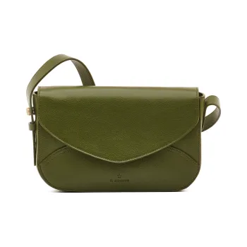 Il Bisonte Leather Handbag Shoulder Bag Women's Cypress Color