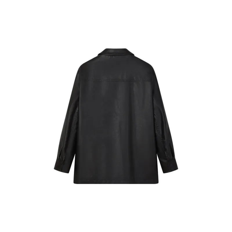 Teenie Weenie Cropped Coat Women's Black-1