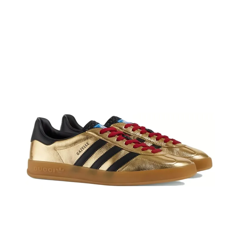 GUCCI Adidas X GUCCI Gazelle 'Metallic Gold'-1