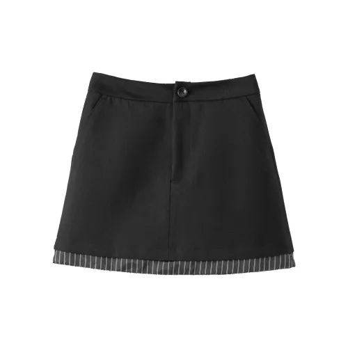 Fstudio Casual Short Skirts Women's Black