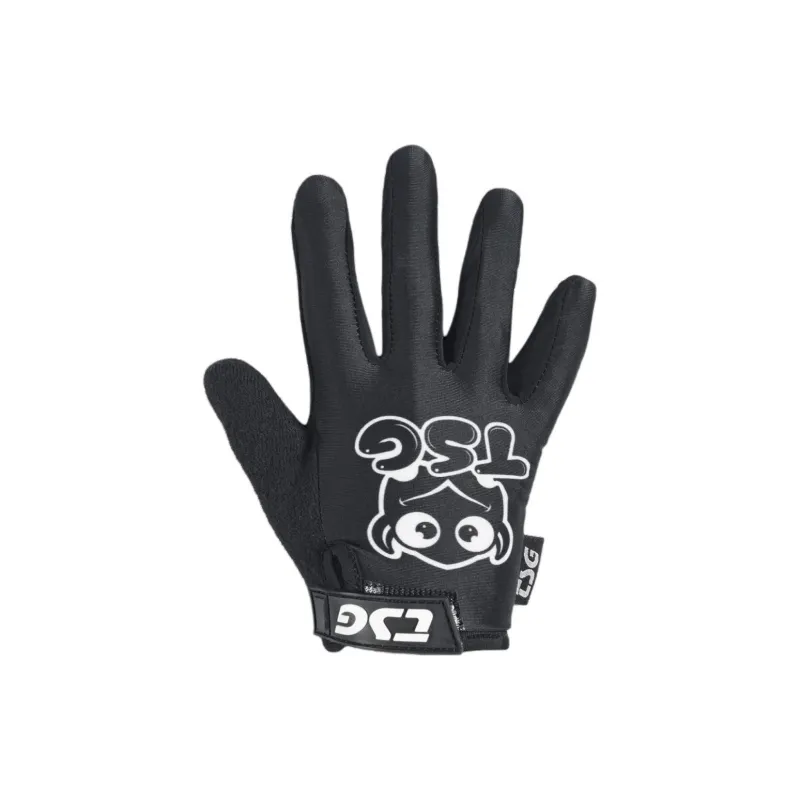 TSG Cycling Gloves Equipment Outdoor Kids' Terry Cloth Black-1