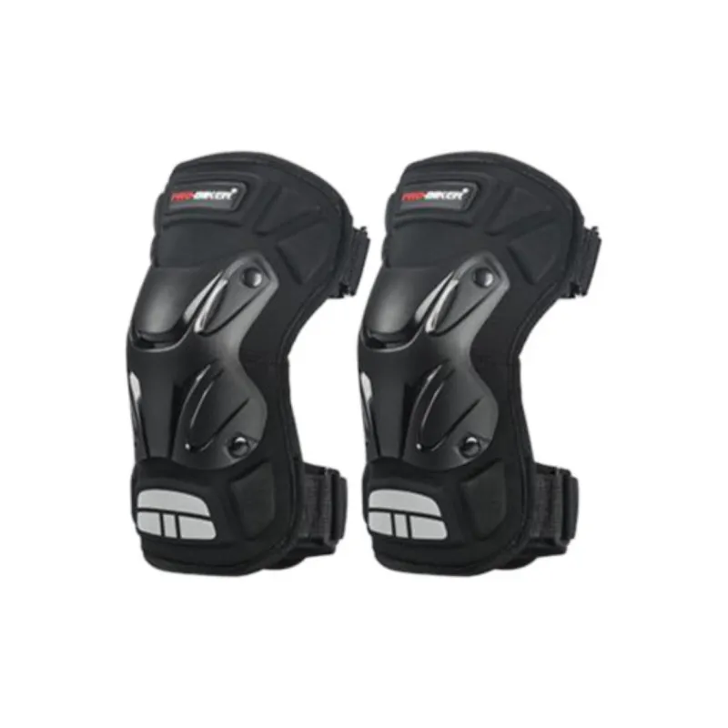 RIDING TRIBE Motorcycle Protective Gears Polyester Unisex MCS-21 Glove+P34 Protective Gear Set 4-Piece Set-4