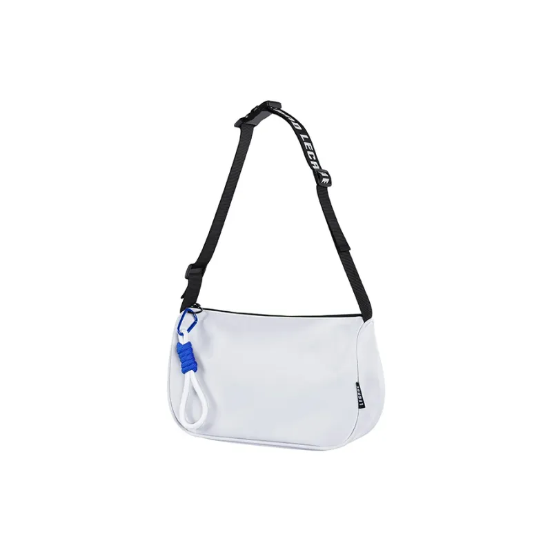 LECAGE Polyester Shoulder Bag, Crossbody Bag, Sling Bag Regular Unisex White Black/Fruit Green/Black Green/Pink/Khaki-1